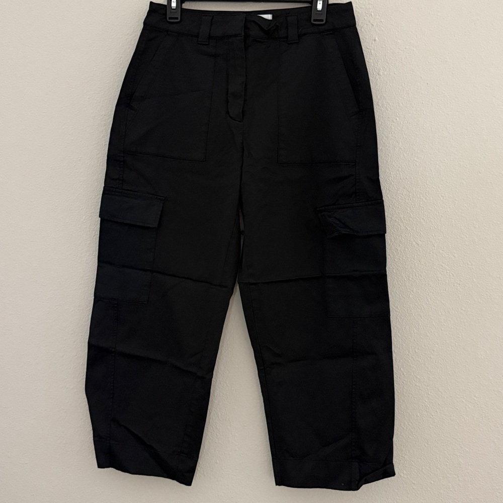 Old Navy Black Extra High-Rise Cargo Pants